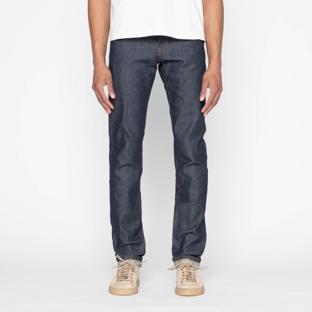 NWT Naked & Famous Super Guy Dark Indigo Slim Regular Rise Men’s Jeans W32 L30 - Picture 3 of 17